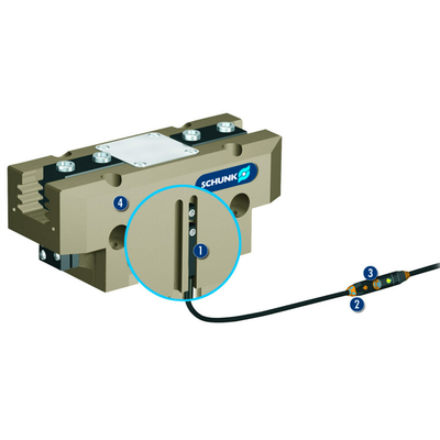 Ηλεκτρονικός μαγνητικός διακόπτης MMS 22 Schunk για τη βιομηχανική πένσα ρομπότ και την πένσα χεριών