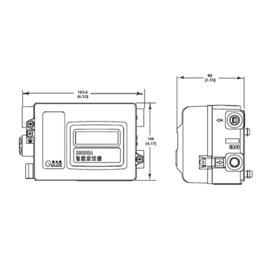 Positioner βαλβίδων Gulde τιμή έξυπνο Positioner 3800SA με τη βαλβίδα ελέγχου 5100