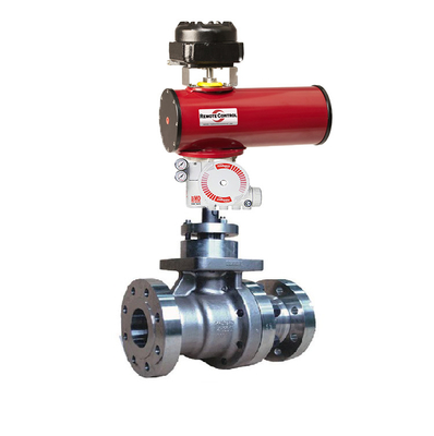 Βαλβίδα ελέγχου KOSO 300W με πνευματικό Positioner Flowserve 3200MD ενεργοποιητών Rotork RC