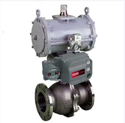 Βαλβίδα ελέγχου KOSO 310K με τον πνευματικό Positioner 6300RC του Φίσερ DVC6200 ενεργοποιητή