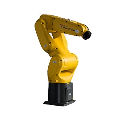 Palletizing Fanuc βραχίονας LRMate-200iD 6 ανώτατη προσιτότητα 717mm ρομπότ αξόνων με τη ράγα ρομπότ GBS