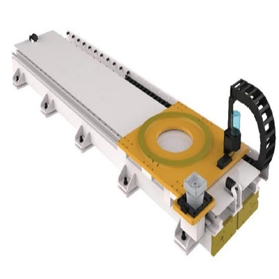 5 Palletizing Fanuc άξονα ρομπότ βιομηχανικό μ-410iB/140H με τη ράγα ρομπότ GBS