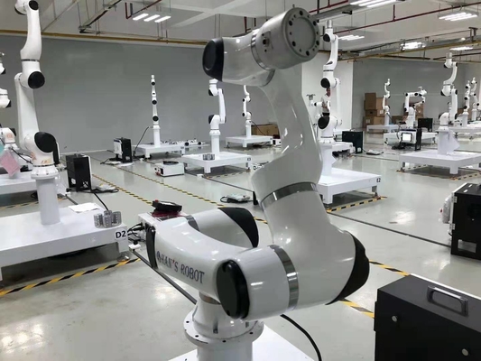 Εύκαμπτο Hansrobot 6 συνεργάσιμος βραχίονας ρομπότ άξονα που επιλέγει και που τοποθετεί μικροκαμωμένος με την πένσα Onrobot