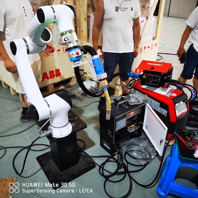 6 συνεργάσιμος βραχίονας ρομπότ Hansrobot Cobot elfin05-λ άξονα με τον εξοπλισμό συγκόλλησης