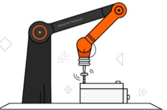 Hanwha hcr-5A 6 μικροί επιλογή χειριστών βραχιόνων ρομπότ άξονα και βραχίονας ρομπότ θέσεων για το βίδωμα του ρομπότ