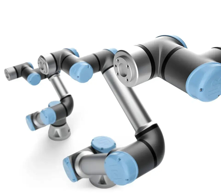 Ρομπότ UR UR10 Cobot με συνεργάσιμο ρομπότ τύπων LEHS 3-δάχτυλων πενσών SMC το ηλεκτρικό για Palletizing το χειρισμό