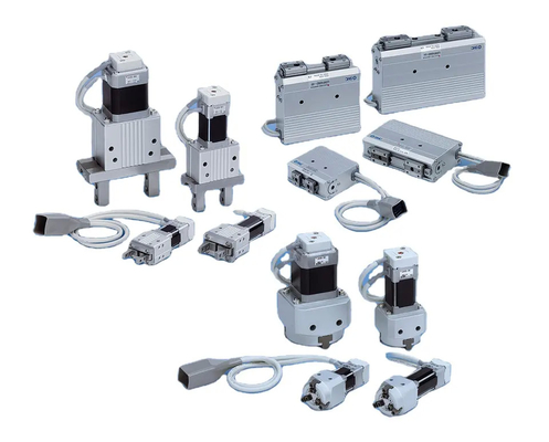 ABB GoFa CRB15000 Cobot με συνεργάσιμο ρομπότ τύπων LEHF 2-δάχτυλων πενσών SMC το ηλεκτρικό