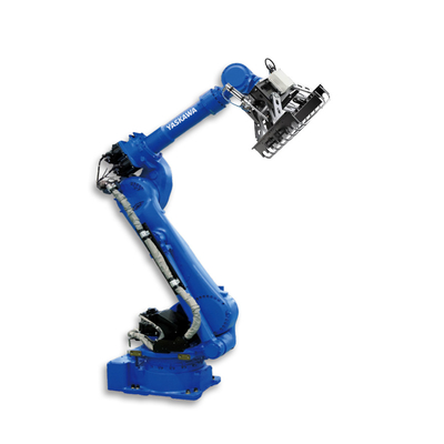 Βιομηχανικό ρομπότ Palletizer ρομπότ YASKAWA GP180 με την πένσα για την επιλογή και τη θέση