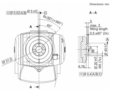 GBS KR10 r1100-2 KUKA βιομηχανική ράγα διαδρομής ρομπότ γραμμική για το βραχίονα ρομπότ συγκόλλησης