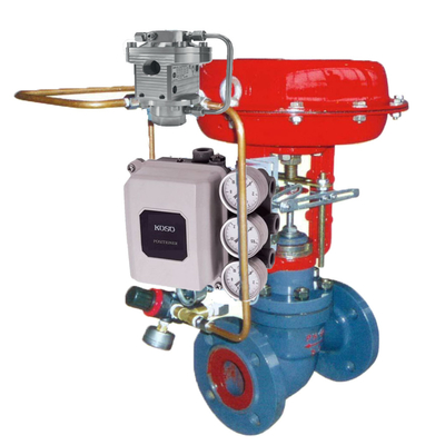 Positioner βαλβίδων ελέγχου με Samson 3755 πνευματικοί ενισχυτής και KOSO EPA800 όγκου
