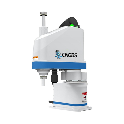4 υψηλό ρομπότ βραχιόνων CNGBS ST4-R350 Scara συχνότητας ρομπότ χειρισμού άξονα με ωφέλιμο φορτίο 4KG και 350 χιλ. προσιτότητας