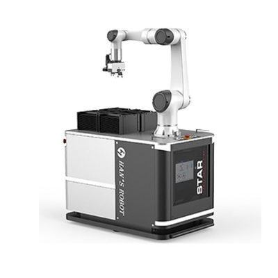 AGV με νέο Hansrobot 6 άξονα ρομποτικός βραχίονας Elfin10 ρομπότ βραχιόνων συνεργάσιμος