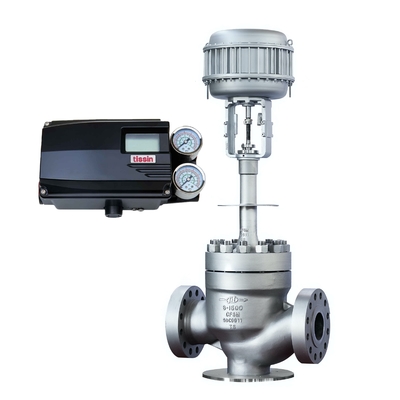 Κινεζική βαλβίδα με Positioner Tissin TS700 και πίεση του Φίσερ 67CFR που μειώνει τη βαλβίδα