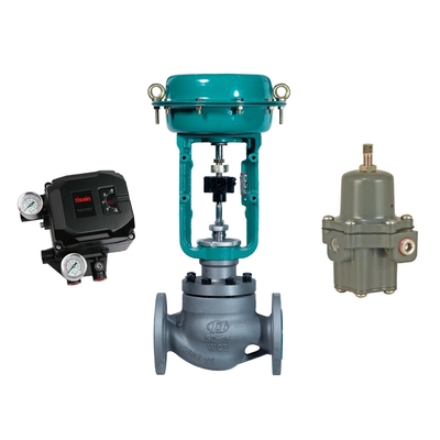 Κινεζική βαλβίδα με Positioner Tissin TS700 και πίεση του Φίσερ 67CFR που μειώνει τη βαλβίδα