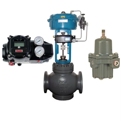 Έξυπνο Positioner βαλβίδων Tissin TS900 με την πνευματική βαλβίδα και πίεση του Φίσερ Φίσερ 67CFR που μειώνει τη βαλβίδα