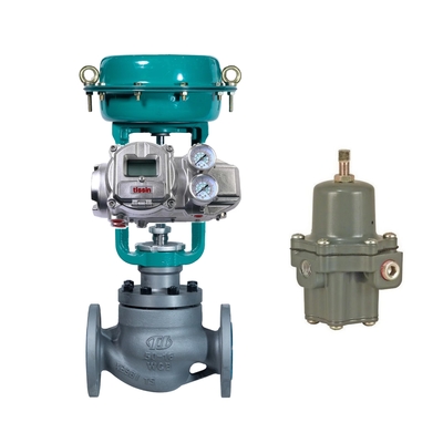 Έξυπνο Positioner βαλβίδων Tissin TS900 με την πνευματική βαλβίδα και πίεση του Φίσερ Φίσερ 67CFR που μειώνει τη βαλβίδα