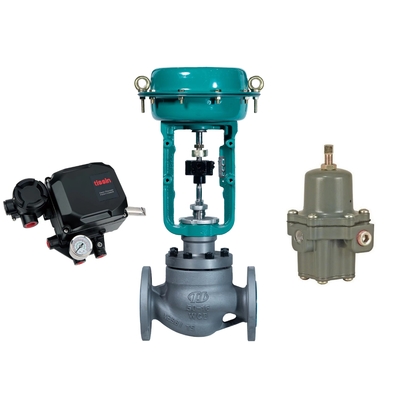 Κινεζική βαλβίδα ελέγχου Chuan Yi με Positioner EP Tissin TS600L και πίεση του Φίσερ 67CFR που μειώνει τη βαλβίδα