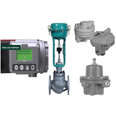 Positioner BR400 βαλβίδων Masoneilan SVI3-21111212 συμπληρωματικός ρυθμιστής φίλτρων του Φίσερ 67CFR όγκου για την πνευματική βαλβίδα ελέγχου