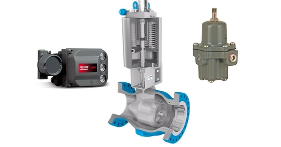 Βαλβίδα Mokveld HIPPS με Positioner Samson3701 και πίεση φίλτρων KOSO PRF300 που μειώνει τη βαλβίδα