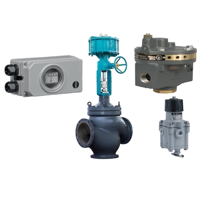 Positioner βαλβίδων Samson 3730-3 βαλβίδων ελέγχου ροής με το Φίσερ 2625 ρυθμιστής και Masoneilan 78-40 φίλτρων