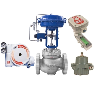 Βαλβίδα ελέγχου ροής με Positioner ASCO βαλβίδων Flowserve 3200MD το ρυθμιστή φίλτρων βαλβίδων σωληνοειδών 67CFR