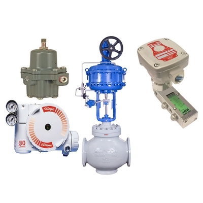Βαλβίδα ελέγχου ροής με Positioner ASCO 551 βαλβίδων Flowserve 3200MD το ρυθμιστή φίλτρων βαλβίδων σωληνοειδών 67CFR