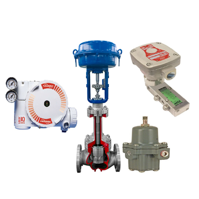 Βαλβίδα ελέγχου ροής με Positioner ASCO 551 βαλβίδων Flowserve 3200MD το ρυθμιστή φίλτρων βαλβίδων σωληνοειδών 67CFR