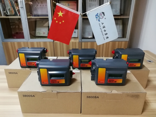 Gulde Control Valves 5100 With Positioner 3800SA Smart and Pneumatic Actuator