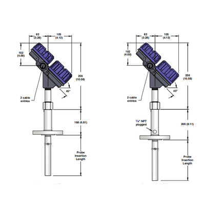 Magnetrol 705 βαρέων καθηκόντων καθοδηγημένη συσκευή αποστολής σημάτων επιπέδων ραντάρ κυμάτων 706 για τη δεξαμενή αερίου και τις δεξαμενές LPG