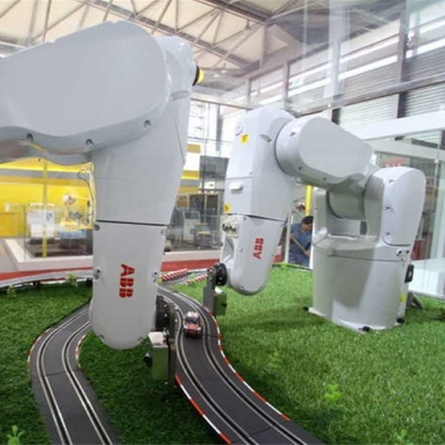 Μίνι ρομποτικό βραχίονα 6 άξονων ABB IRB 1200 με CNGBS Robot Gripper για χειρισμό αυτοματισμού ρομπότ
