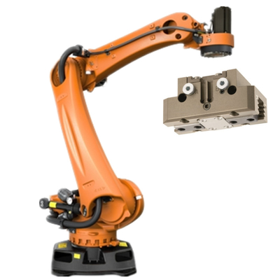 KR 120 R3200 PA Kuka 6 άξονας Βιομηχανικό ρομπότ βραχίονα με CNGBS Gripper OEM ως εξοπλισμό χειρισμού υλικών Ρομπότ παλετοποίησης