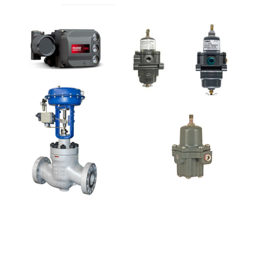 Βαλβίδα ελέγχου με τοποθετητή Fisher DVC6200 και ρυθμιστή φίλτρου Fisher 67CFR