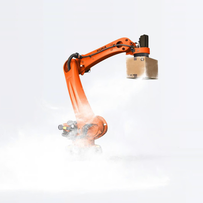 KUKA Ρομπότ Παλετιστοποίησης KR 240 R3200 PA Με Σιδηροτροχιές Οδηγού CNGBS Ως Αυτοματοποιημένο Ρομπότ Παλετιστοποίησης Βιομηχανικού Ρομπότ
