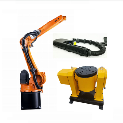 Ρομποτικό βραχίονα Kuka KR10 R1420 με τοποθετητή CNGBS ως εργασιακό σταθμό συγκόλλησης
