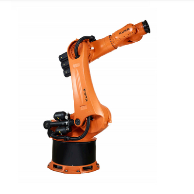 KUKA KR 240 R3330 Ρομπότ παλλέτισης με CNGBS γραμμικό σιδηρόδρομο οδηγού ως αυτόματο φορτίο μηχανής 240kg Ρομπότ βραχίονα