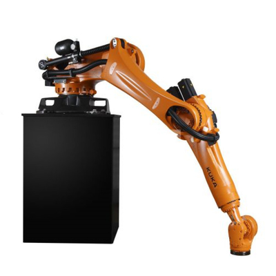 KUKA KR 240 R3330 Ρομπότ παλλέτισης με CNGBS γραμμικό σιδηρόδρομο οδηγού ως αυτόματο φορτίο μηχανής 240kg Ρομπότ βραχίονα