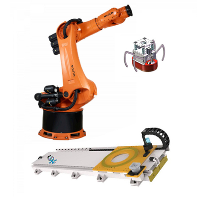 KUKA KR 360 R2830 Ρομποτικό βραχίονα ωφέλιμο φορτίο 360kg με γραμμή συναρμολόγησης CNGBS για συναρμολόγηση κινητήρα ως μηχανή επιλογής και τοποθέτησης
