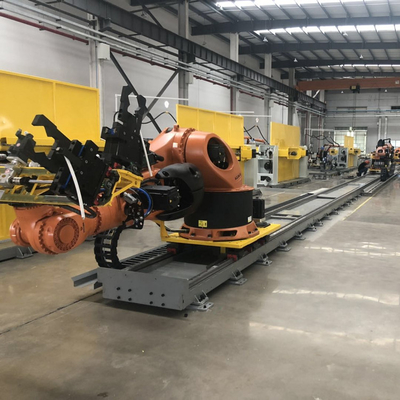 Ρομποτικές ράγες με ωφέλιμο φορτίο 2500KG και εμβέλεια 3200MM με ρομπότ ABB και άλλα ρομπότ ως καθοδηγητικό σιδηρόδρομο
