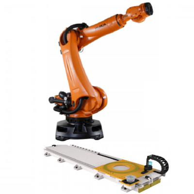 KUKA KR 210 R2700 Ρομπότ βιομηχανικής κατασκευής με γραμμικές οδηγίες CNGBS για την συναρμολόγηση κινητήρα