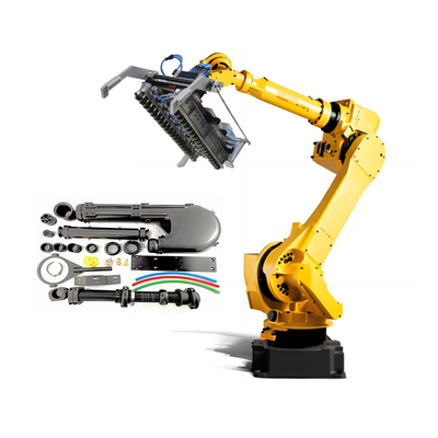 Βιομηχανικό 6 άξονες Fanuc Robot Arm M-710iC με μεγάλο λαβήμα ωφέλιμου φορτίου και CNGBS Dresspack