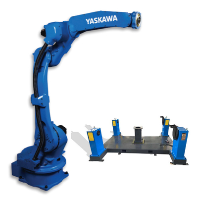 Yaskawa 6 άξονες συγκόλληση ρομπότ βραχίονα MOTOMAN GP25 με CNGBS Positioner για το εργοστάσιο ως μηχανή συγκόλλησης λέιζερ