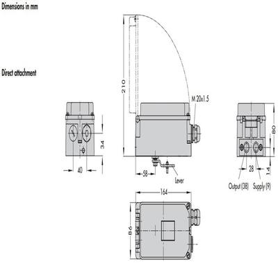 Συσκευή Samsung Smart Valve Positioner 3730-31000 για την Κινέζικη Πνευματική Βαλβίδα Ελέγχου και Mansoeilan 78-40