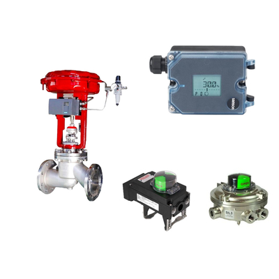 Η διάσημη βαλβίδα ελέγχου της Κίνας wuzhong Pneumatic με τοποθετητή Samson 3725 και Rotork Limit Swi