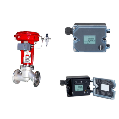 Η διάσημη βαλβίδα ελέγχου της Κίνας wuzhong Pneumatic με τοποθετητή Samson 3725 και Rotork Limit Swi
