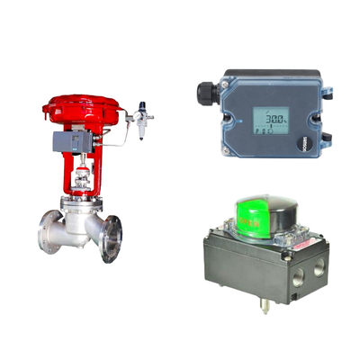 Η διάσημη βαλβίδα ελέγχου της Κίνας wuzhong Pneumatic με τοποθετητή Samson 3725 και Rotork Limit Swi