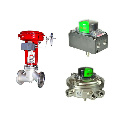 Η διάσημη βαλβίδα ελέγχου της Κίνας wuzhong Pneumatic με τοποθετητή Samson 3725 και Rotork Limit Swi
