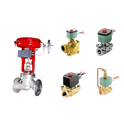 Η διάσημη Κίνα Pneumatic βαλβίδα ελέγχου με Masoneilan SVI2-21123121 positioner και ASCO βαλβίδα ηλεκτροσόκ