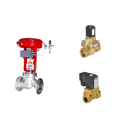 Πνευματικές βαλβίδες ελέγχου με Koso KGP5000 Smart Valve Positioner και Burkert 5404 Solenoid Valve