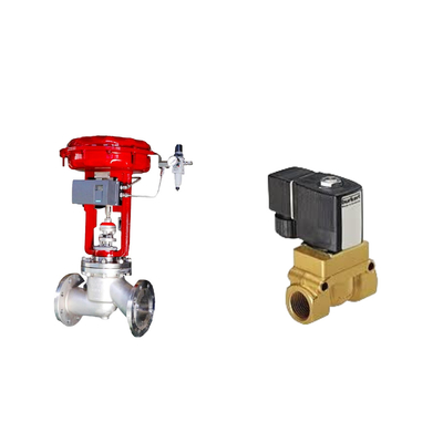 Πνευματικές βαλβίδες ελέγχου με Koso KGP5000 Smart Valve Positioner και Burkert 5404 Solenoid Valve