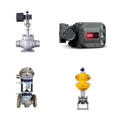 Βαλβίδα ελέγχου με τοποθετητή Fisher DVC6200 και ρυθμιστή φίλτρου Fisher 67CFR
